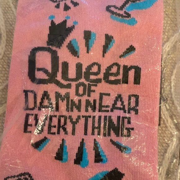 Queen of Damn Near Everything Socks - Picture 5 of 6